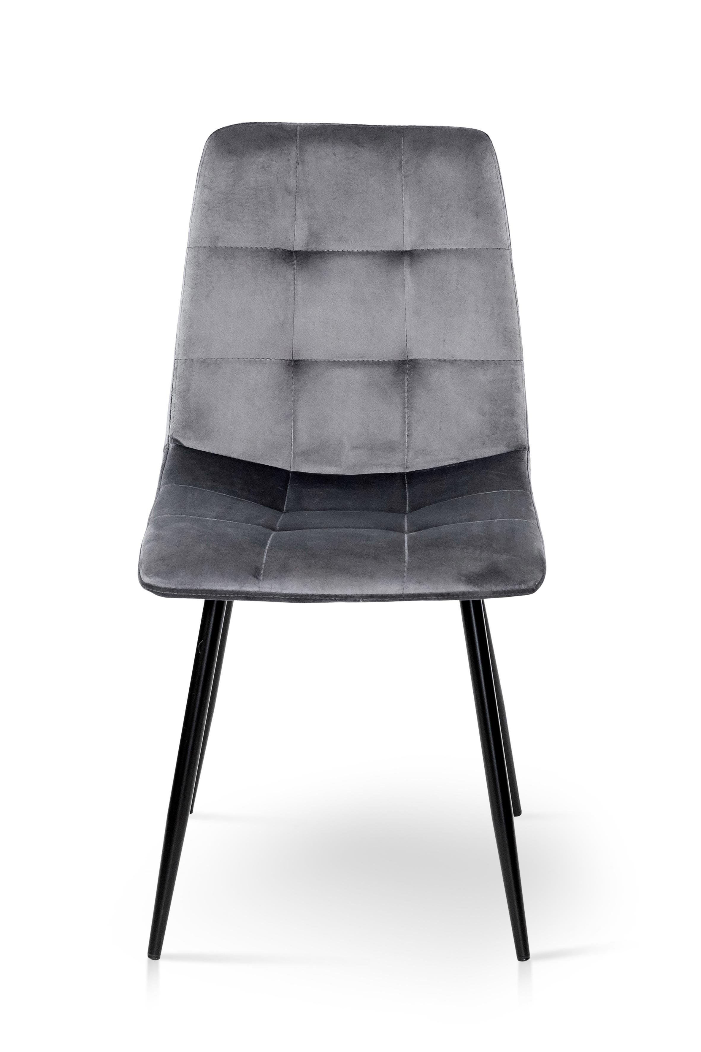 Стул для кухни и гостиной ГРЕЙС Ментос 420х870х450 мм Черный/Серый (GAА0054751) - фото 1 Стул для кухни и гостиной ГРЕЙС Ментос 420х870х450 мм Черный/Серый (GAА0054751) - фото 1