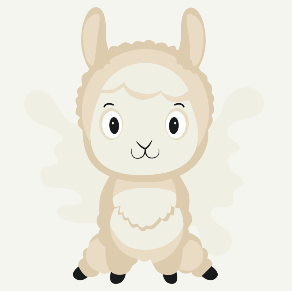 Роспись на холсте Brushme Радостная альпака 20х20 см (MBS021) Роспись на холсте Brushme Радостная альпака 20х20 см (MBS021)