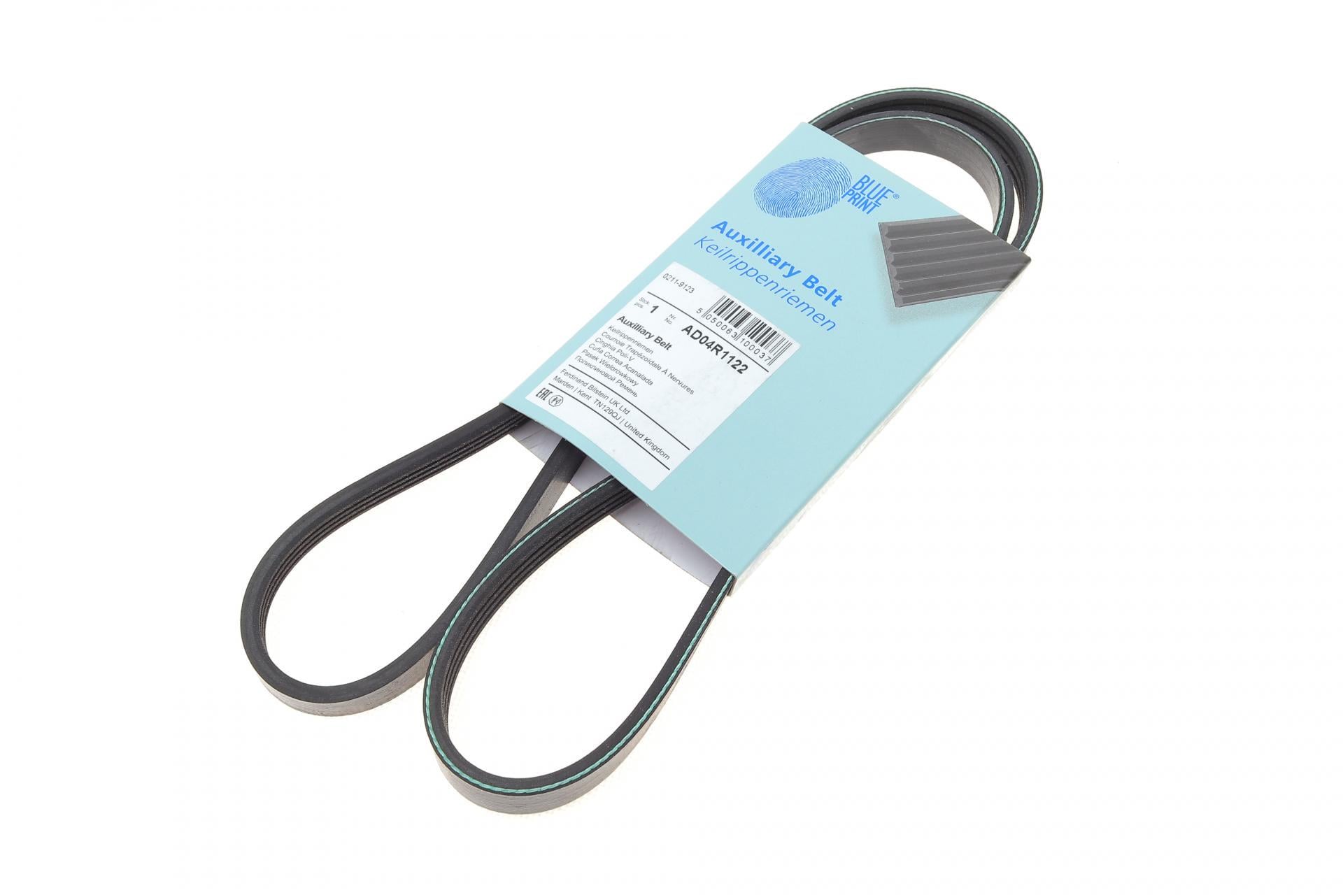 Ремень генератора BLUE PRINT Mitsubishi Pajero 2.5 TD 90-/L 200 2.5 96-07 (AD04R1122)