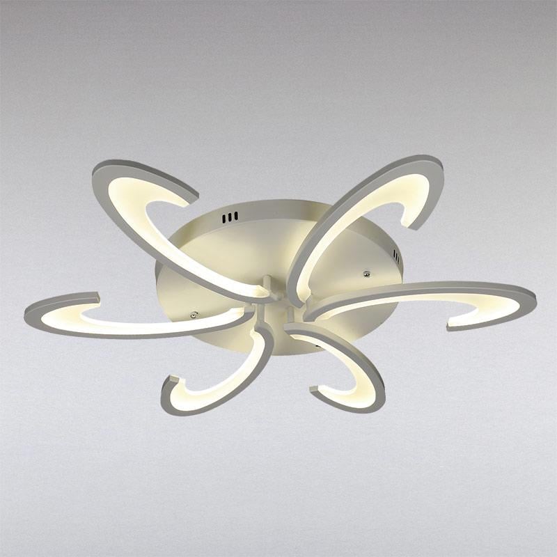 Люстра потолочная LED Light House LS-13138-6 WH светодиодная с пультом Белый