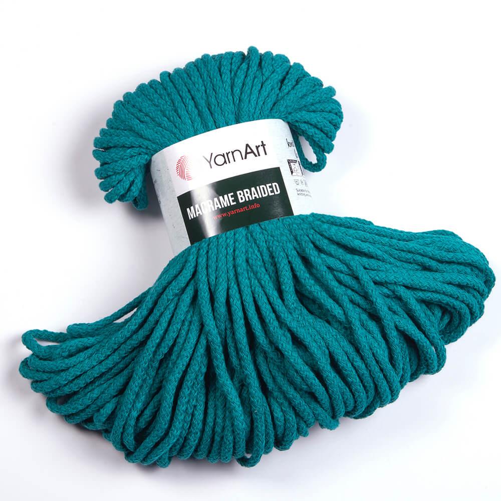 Шнур Macrame Braided 5 мм 250 г Темно-бирюзовый №783