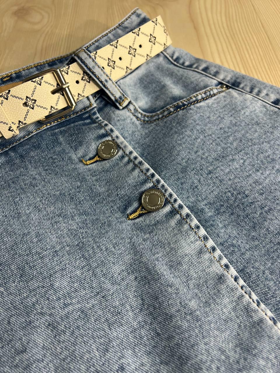 Шорти спідниця жіночі джинсові Diruni 7016-17-18 короткі на запах р. 34 Блакитний (4125) - фото 9 Шорти спідниця жіночі джинсові Diruni 7016-17-18 короткі на запах р. 34 Блакитний (4125) - фото 9