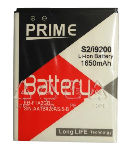 Аккумуляторная батарея Prime для Samsung i9100/S2/i9103/i9105/i9200 EB-F1A2GBU 1650 mAh (000020941)