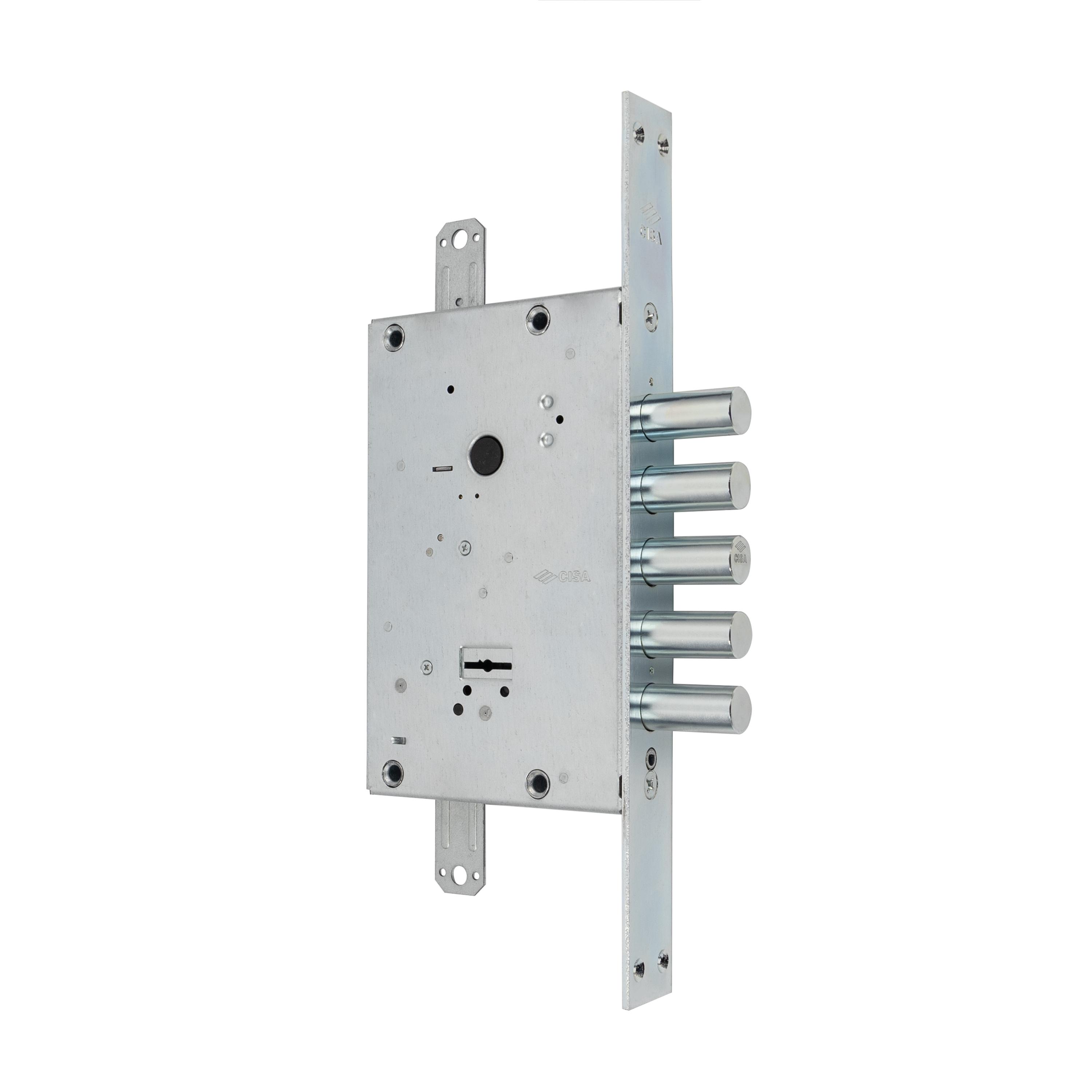 Механизм замка CISA 57675 ALPS BS67,5 мм с перекодировкой Хром матовый (32674)