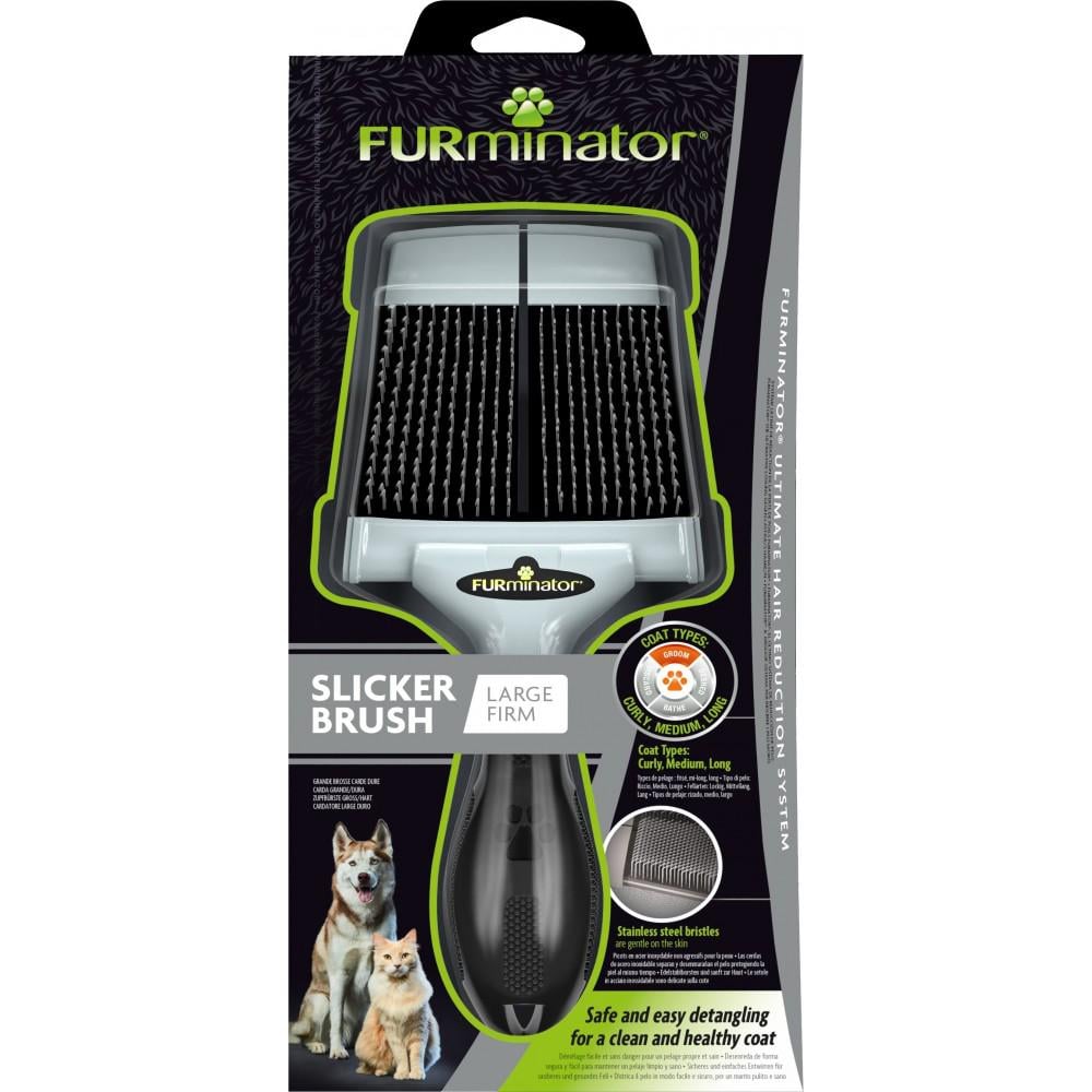 Щетка-пуходерка FURminator жесткая 20,5х9,5х1,5 см (153184)