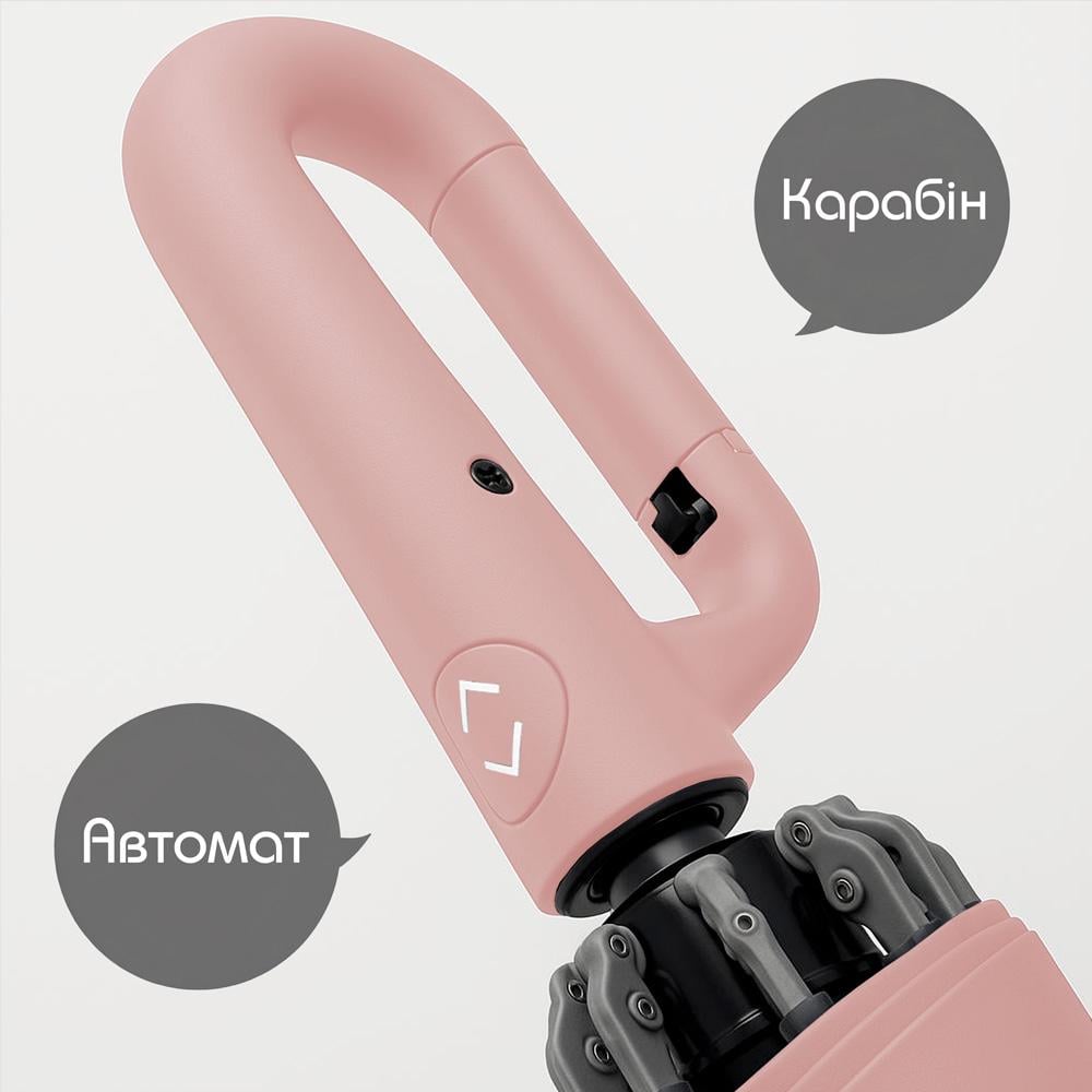 Зонтик автоматический LOSSO ClipX Розовый (521031154) - фото 5 Зонтик автоматический LOSSO ClipX Розовый (521031154) - фото 5