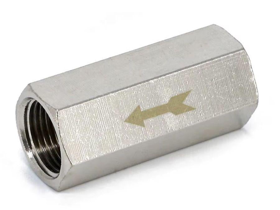 Клапан обратный металлический пружинный Aqua-Tech PROFI Valve с внутренней резьбой 1/4" (28458066) Клапан обратный металлический пружинный Aqua-Tech PROFI Valve с внутренней резьбой 1/4" (28458066)