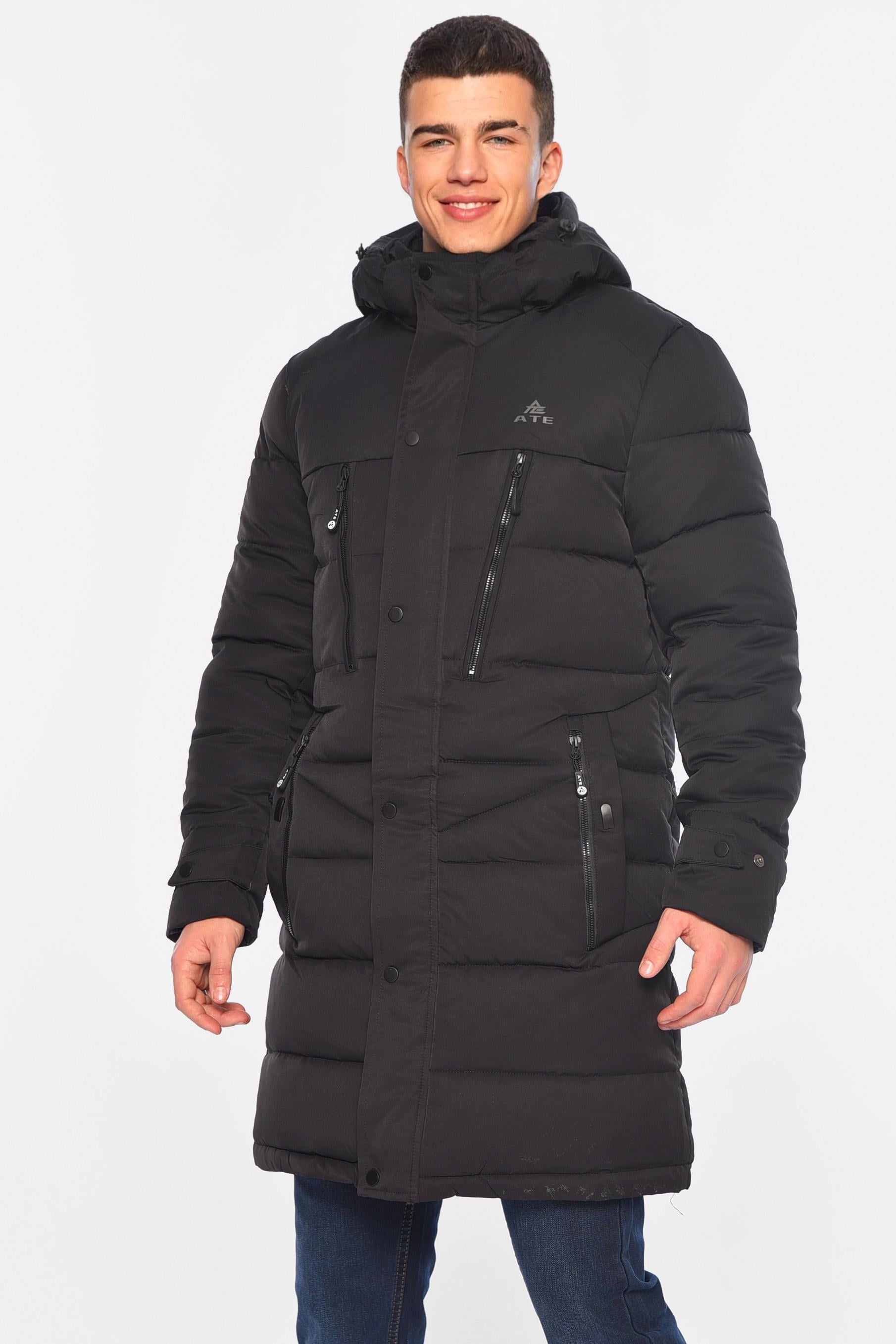 Куртка мужская удлиненная еврозима 2XL Черный (196042) Куртка мужская удлиненная еврозима 2XL Черный (196042)