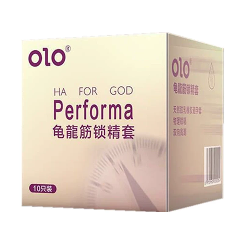 Презервативи OLO Performa тонкі з анестетиком та пролонгуючим ефектом 10 шт.