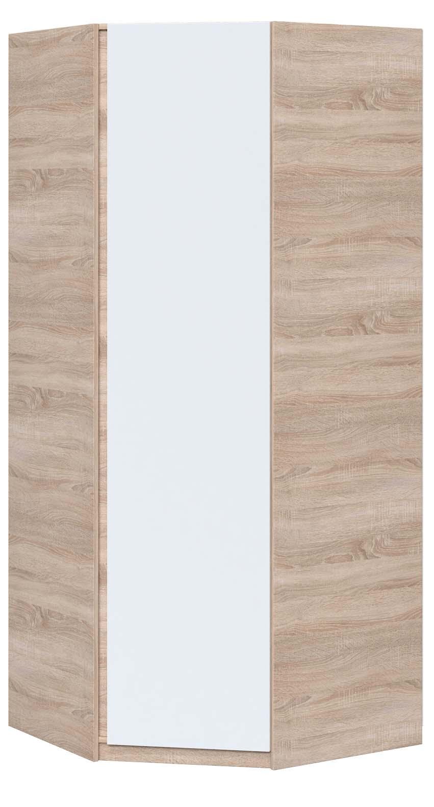 Шкаф угловой Мастер Форм Брайт 850х520х2000 мм Дуб сонома/Белый (31844) Шкаф угловой Мастер Форм Брайт 850х520х2000 мм Дуб сонома/Белый (31844)