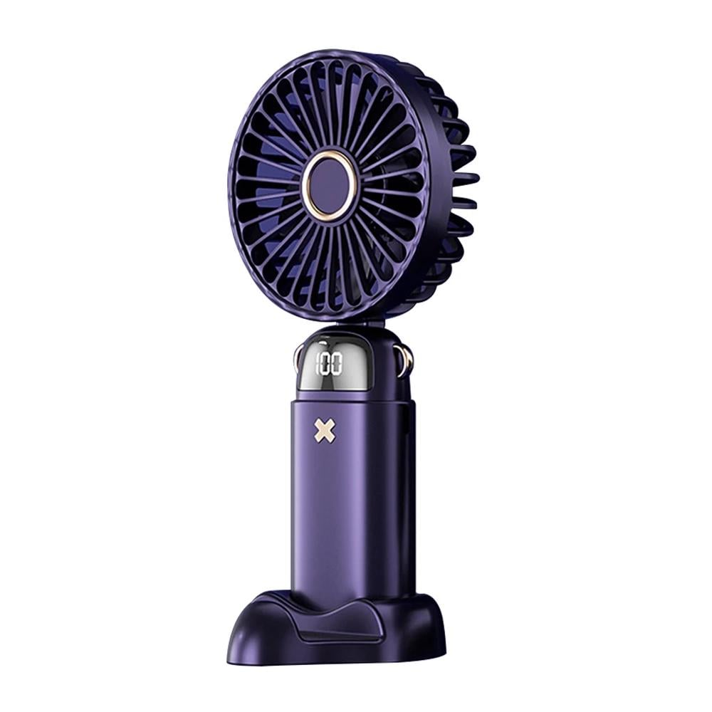 Мини-вентилятор Portable Fan PF-06 аккумуляторный 5 скоростей Синий (SS-91) - фото 1 Мини-вентилятор Portable Fan PF-06 аккумуляторный 5 скоростей Синий (SS-91) - фото 1