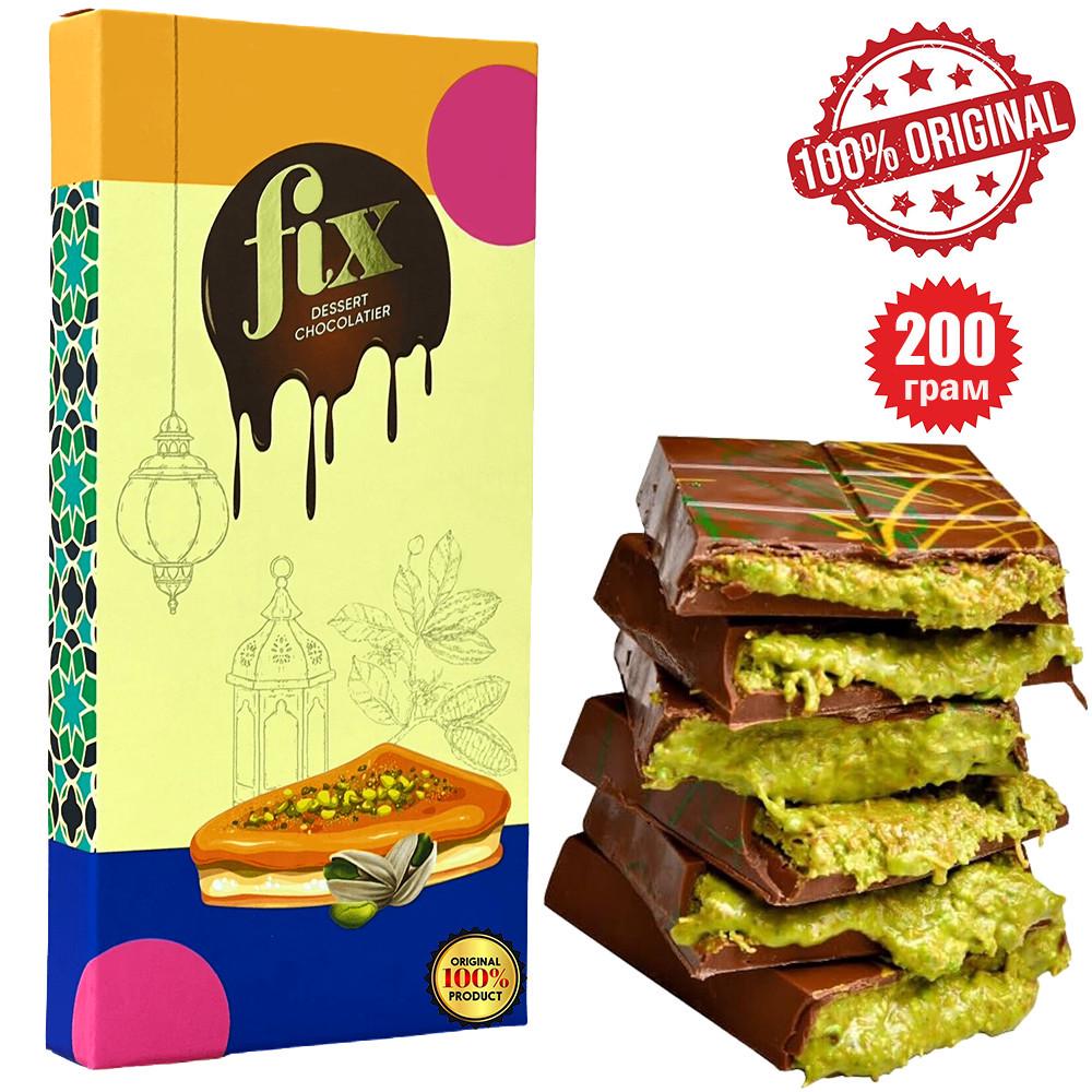 Шоколад дубайський Fix з пастою та кадаїфі з фісташками 200 г (2453087571) - фото 4 Шоколад дубайський Fix з пастою та кадаїфі з фісташками 200 г (2453087571) - фото 4