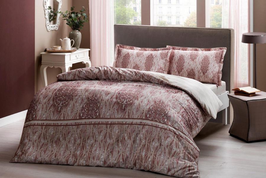 Постельное белье TAC Elise kahve v06 евро (2000022193214)