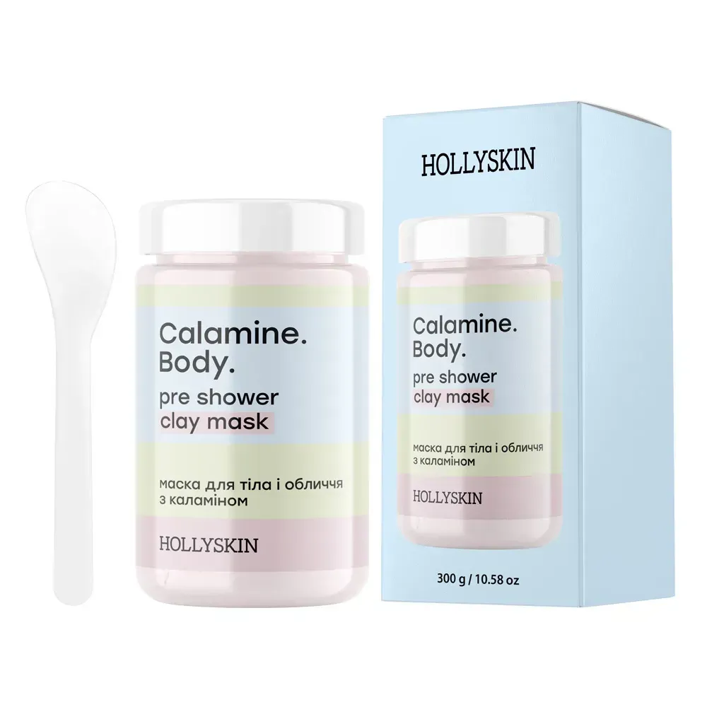Маска для тіла і обличчя HOLLYSKIN Calamine Body з каламіном 300 г (0367h)