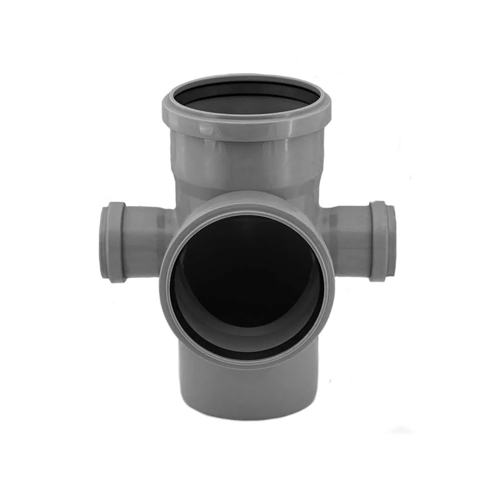 Крестовина канализационная СВК-Альянс двухсторонняя 90° 110х110х50 мм (SQ-1038536)