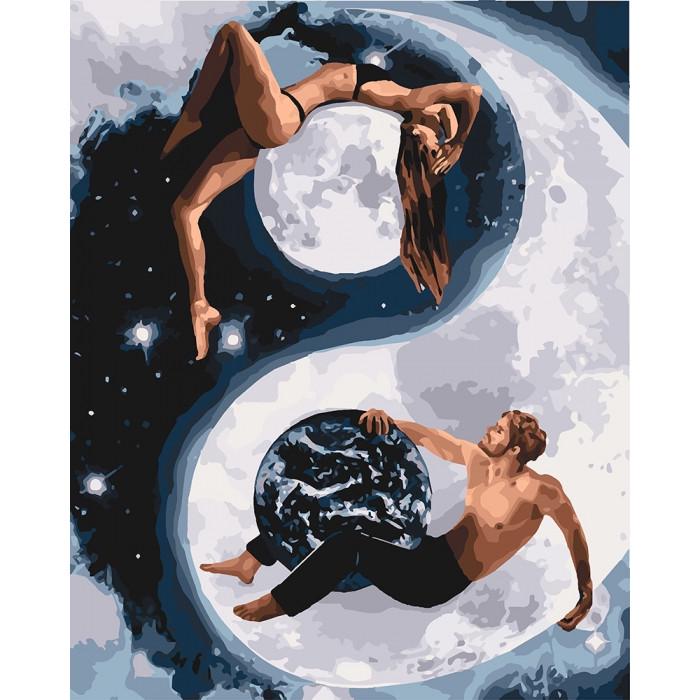 Картина по номерам Ідейка Инь и Янь 40х50 см (KHO4620)