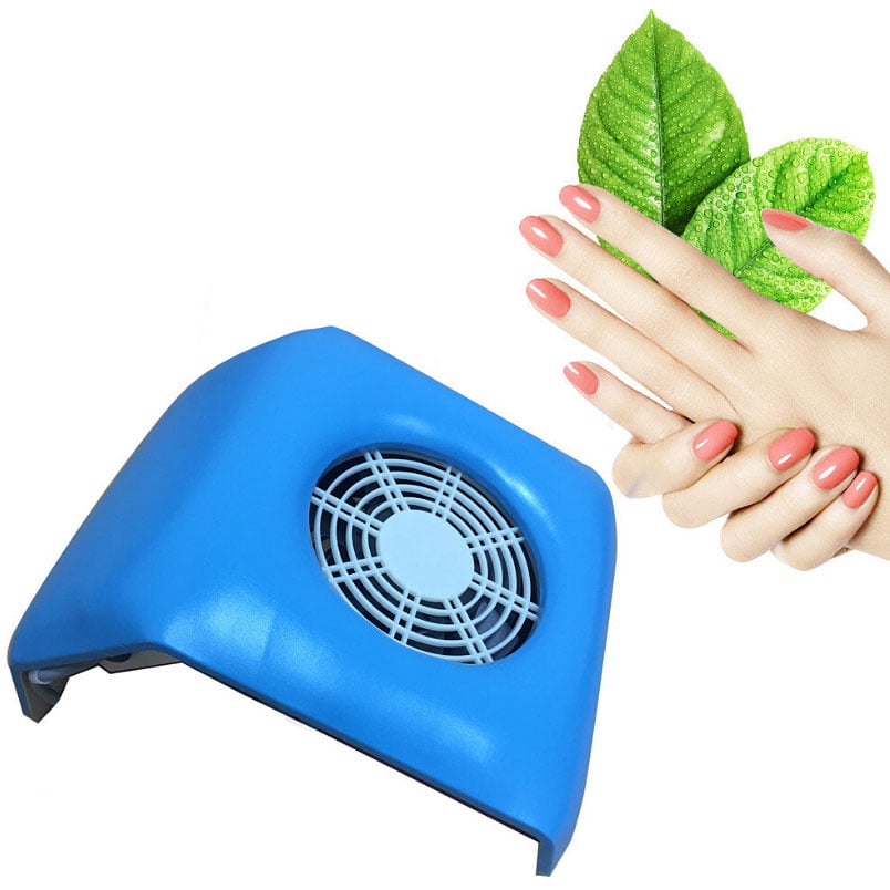 Вытяжка маникюрная SalonHome на 2 мешка настольная SO30695 Blue