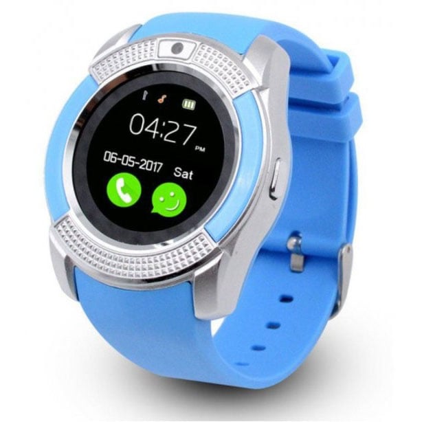 Смарт-годинник Smart Watch V8 Bluetooth з слотом під sim-карту 350 mAh Blue (tf4619) - фото 6