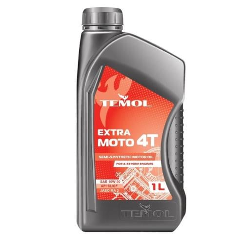 Моторное масло TEMOL Extra Moto 4T 10W-30 для бензиновых и дизельных генераторов 1 л