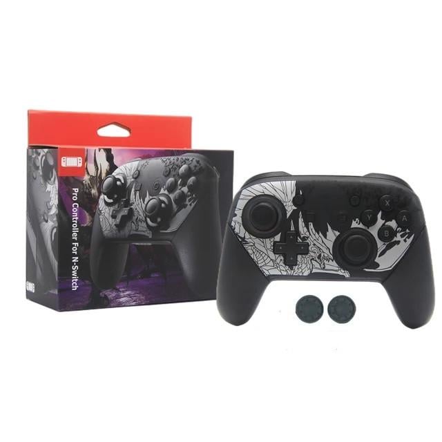 Геймпад беспроводной Pro Controller с рисунком Monster Hunter Grey для Nintendo Switch/OLED