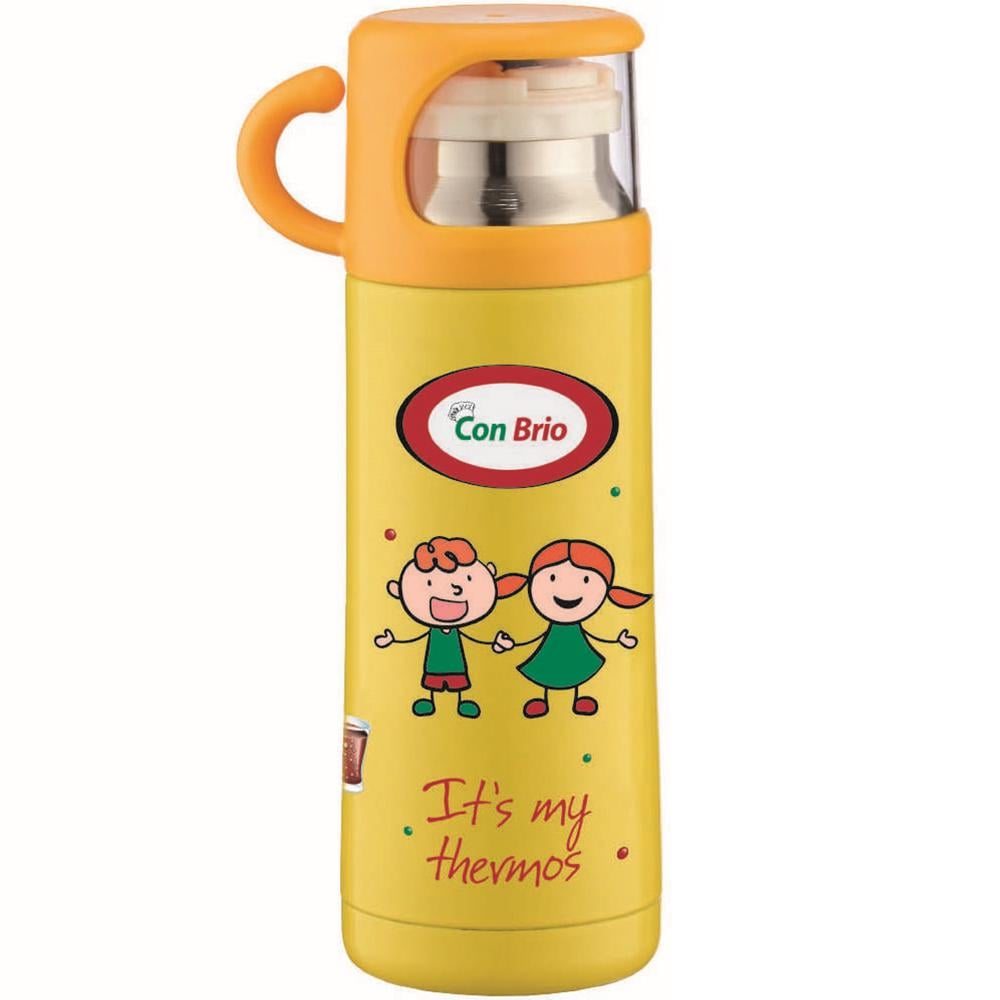 Термос Con Brio 350 мл Желтый (343-CB) Термос Con Brio 350 мл Желтый (343-CB)