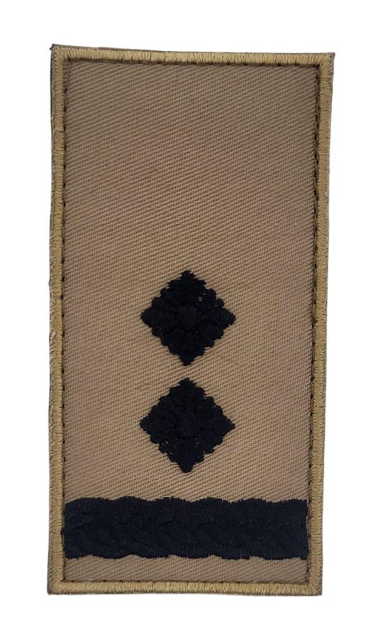 Погон на липучці Підполковник ЗСУ 5х10 см Світлий койот (3585730)