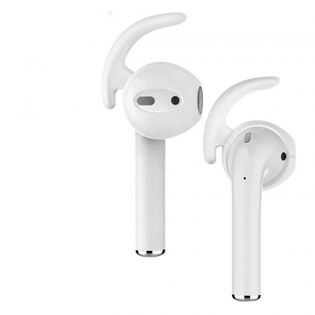 Силиконовые заушины New Bee E7 White для AirPods EarPods Earbuds 4 пары (11337812)