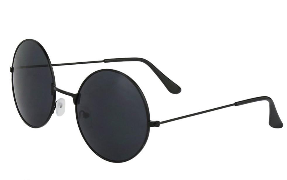 Очки круглые тишейды с черной линзой