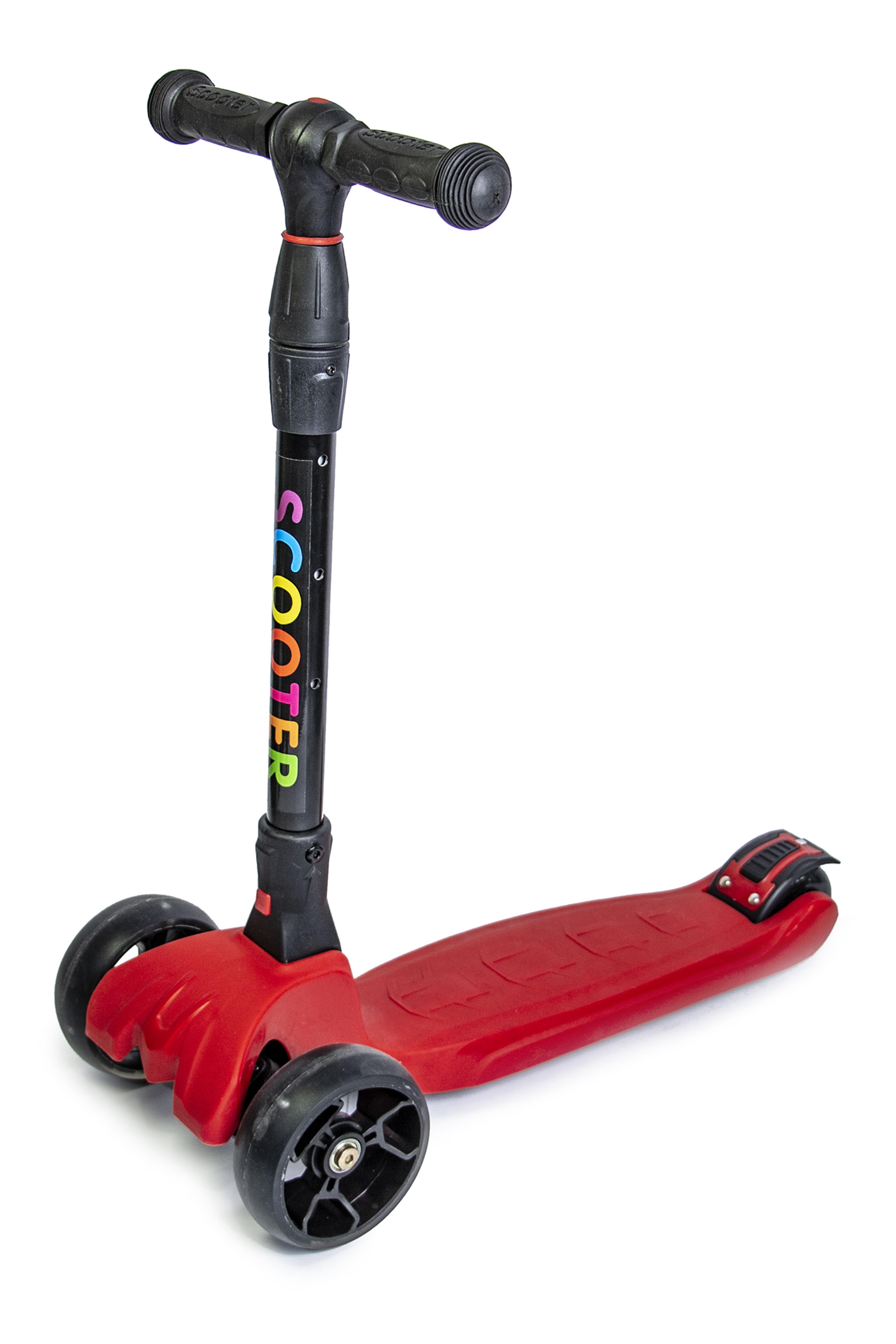 Самокат детский Smart складная ручка Red