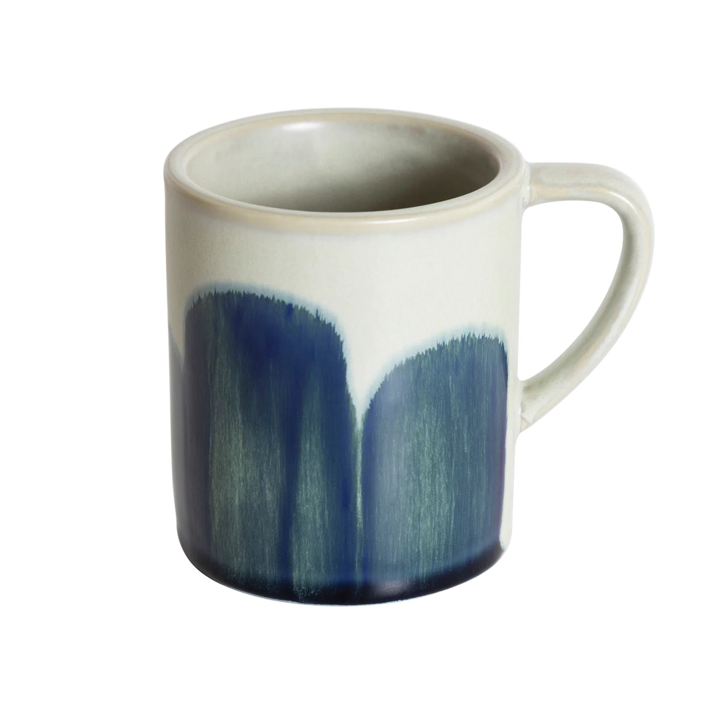 Чашка с кофейной ручкой Loveramics Bond Mug Potters Colours 300 мл Синяя ручная роспись