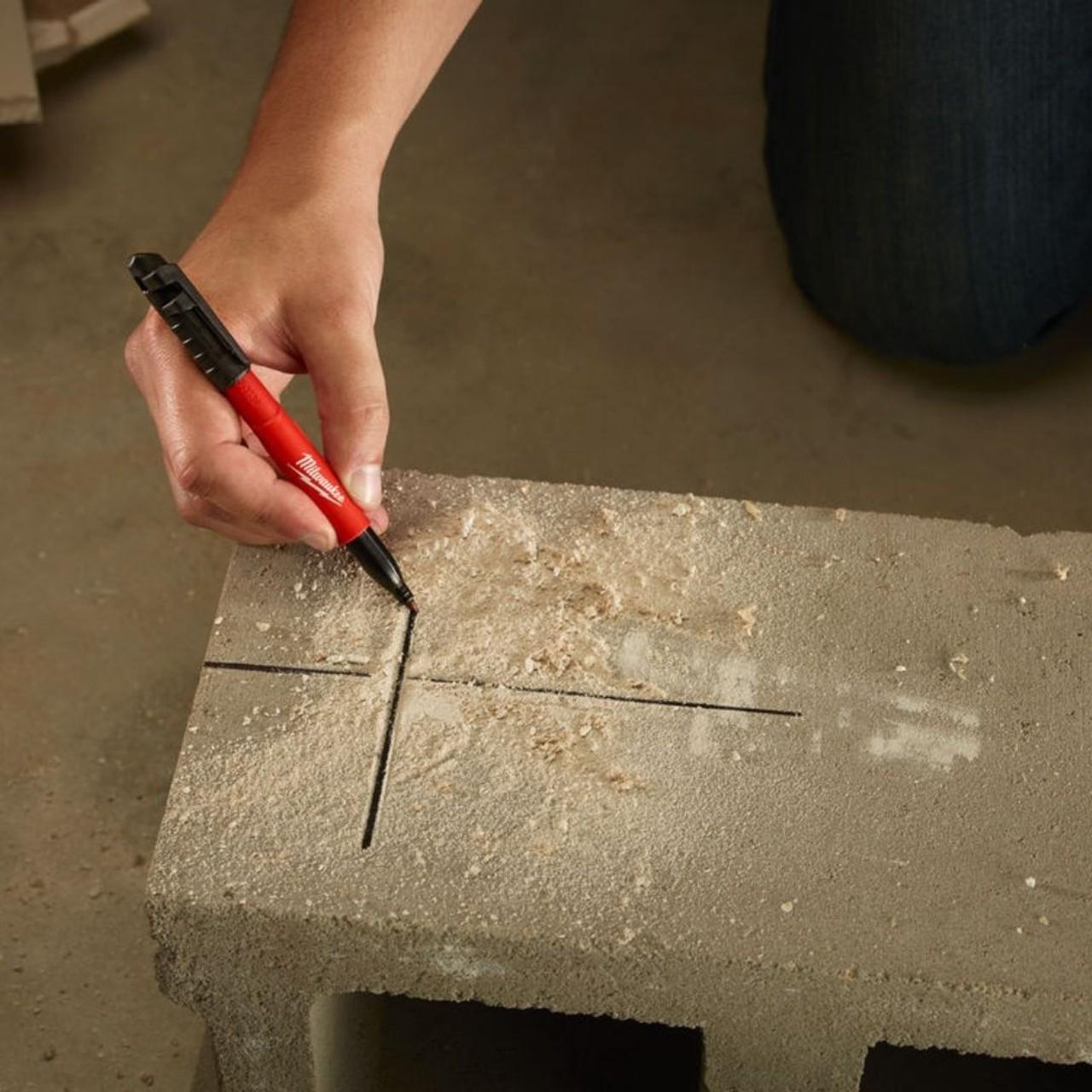 Набір маркерів для будмайданчика Milwaukee InkZAll тонкий 4 шт. Чорний (4932480551) - фото 5 Набір маркерів для будмайданчика Milwaukee InkZAll тонкий 4 шт. Чорний (4932480551) - фото 5