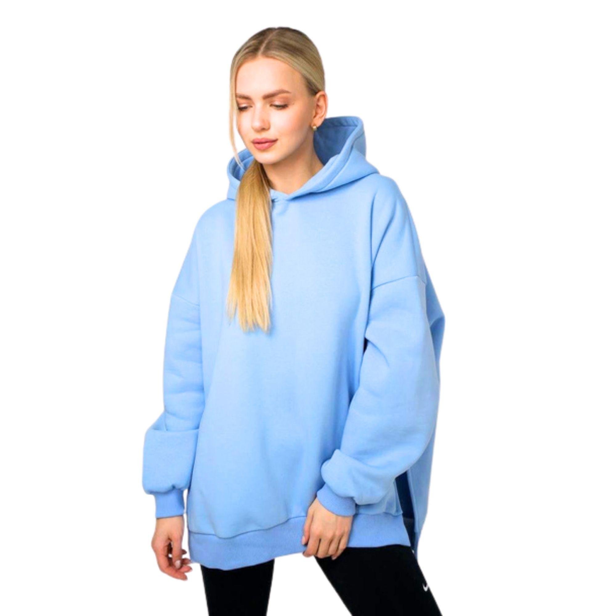 Худые женское на флисе XS-L Голубой (ТAPE22)