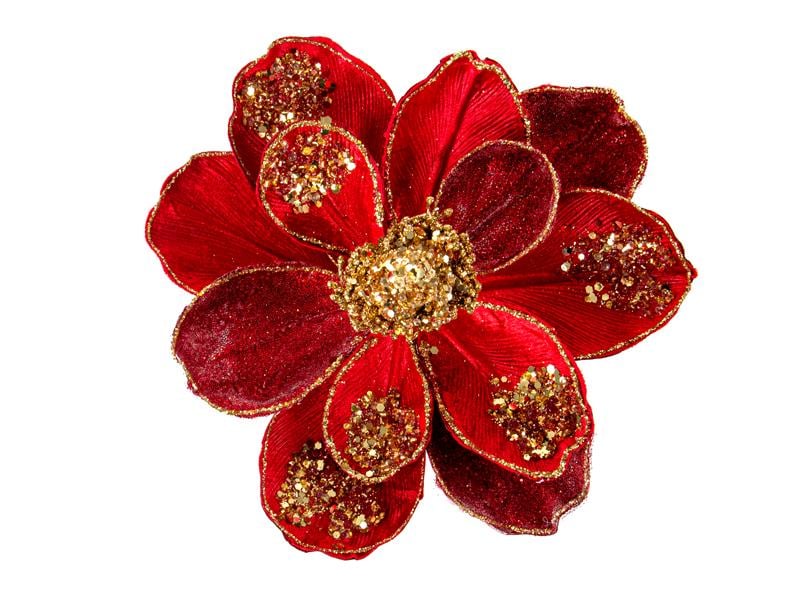 Новогодняя подвеска Elen Магнолия (66-080)