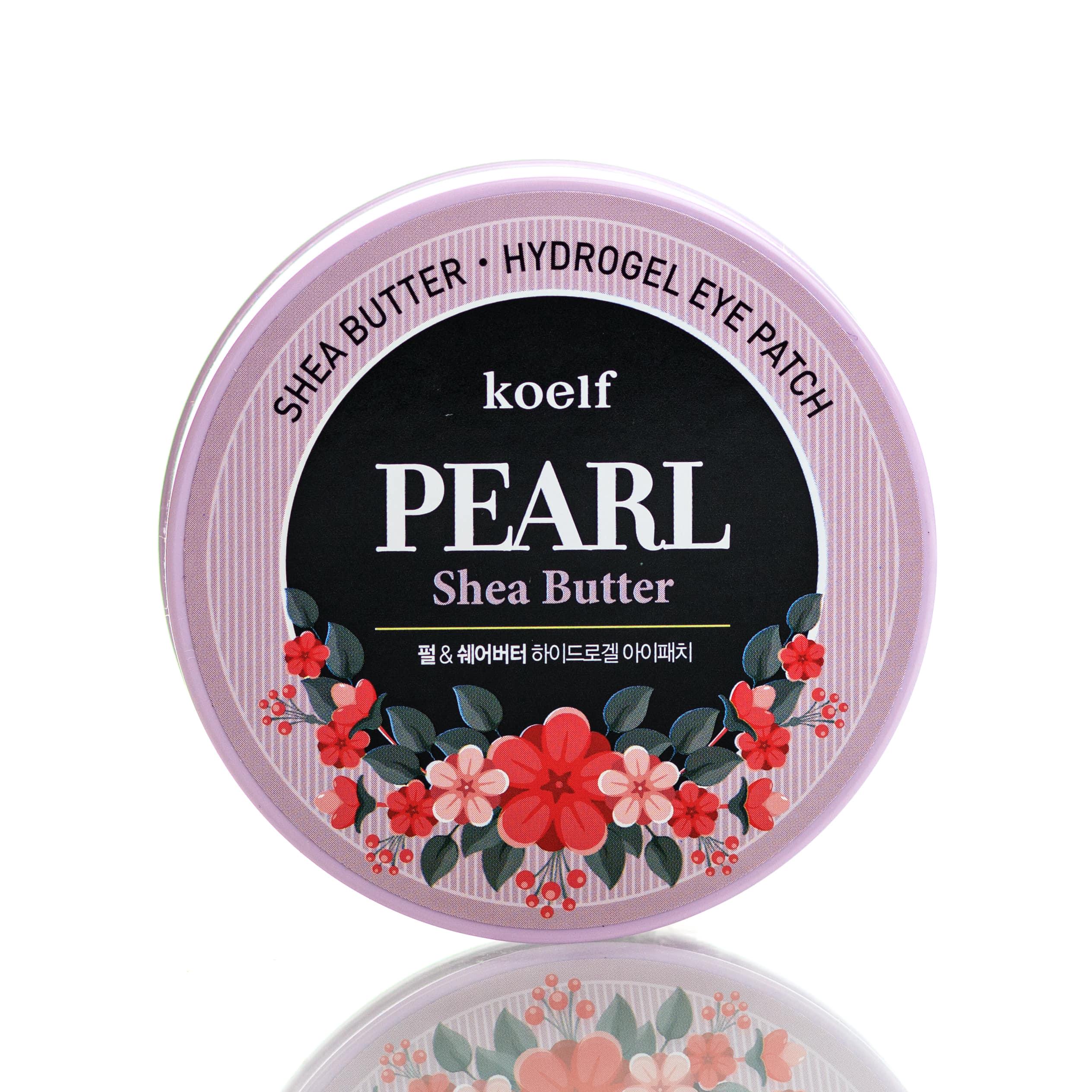 Патчи с маслом ши и жемчужной пудрой гидрогелевые Petitfee Pearl & Shea Butter Eye Patch KOELF 60 шт.