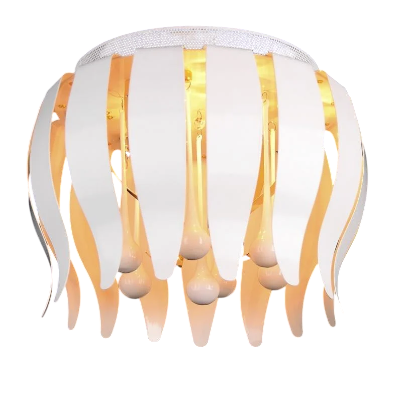 Люстра прованс торт Brille BR-01 295S/8 галогенная для натяжного потолка