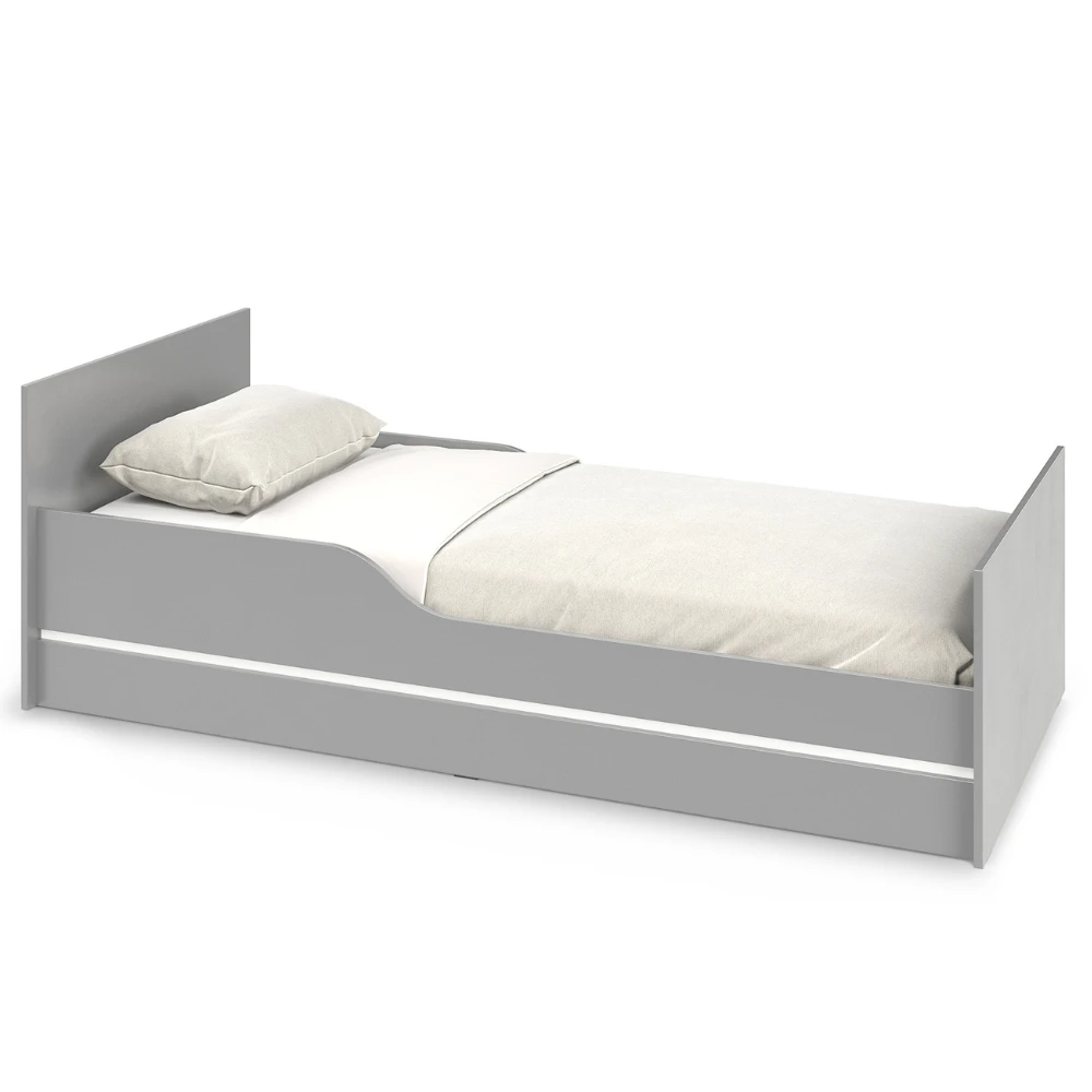 Ліжко підліткове Верес Берн 190x80 см Графітовий (833959618)