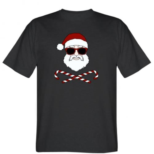 Футболка мужская Fashionable Santa M Черный (582282-2-53587-M)