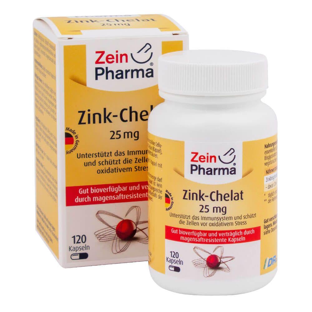 Хелат цинка ZeinPharma 25 мг 120 капсул (6185)