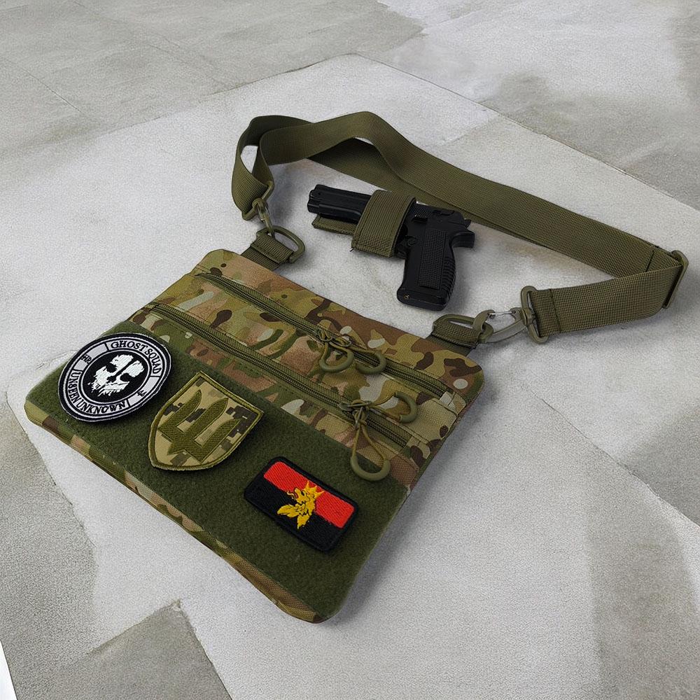 Сумка мужская нагрудная военная (521254) - фото 12 Сумка мужская нагрудная военная (521254) - фото 12