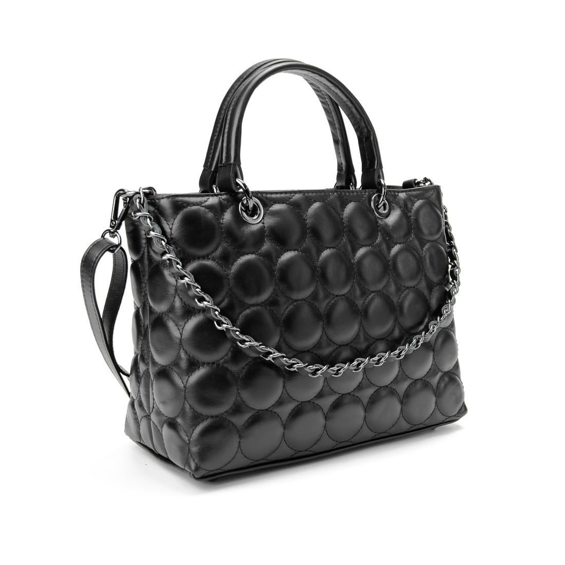 Женская сумка Royal Bag F-IT-072A из натуральной кожи Черный (6522)