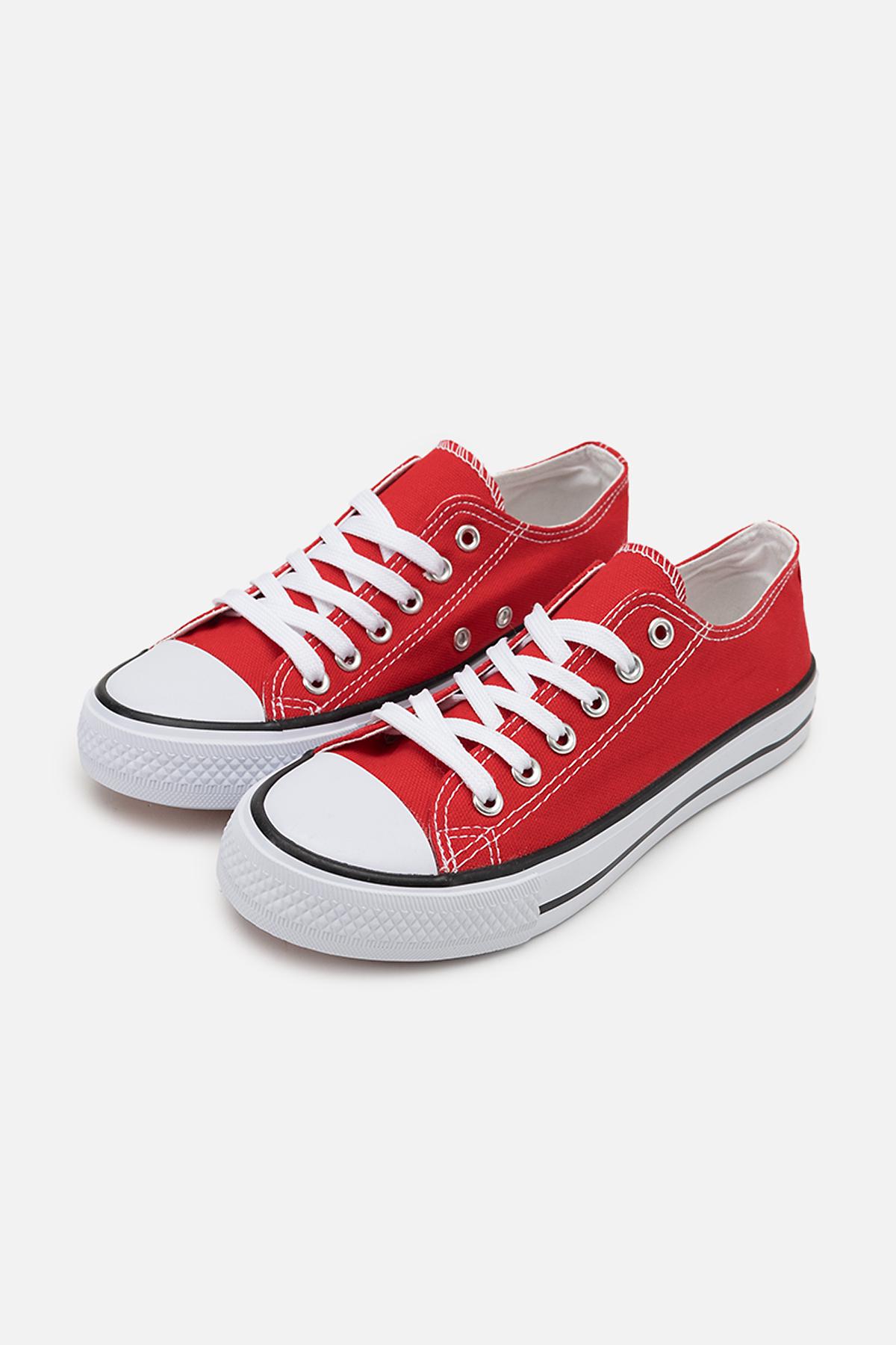 Кеди на плоскій підошві жіночі р. 38 Червоний (SKT001039942) - фото 3 Кеди на плоскій підошві жіночі р. 38 Червоний (SKT001039942) - фото 3