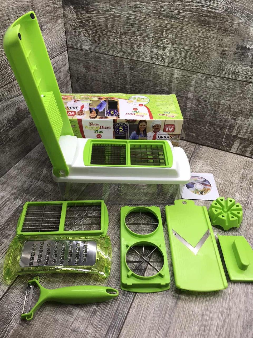 Багатофункціональна овочерізка Nicer Dicer Plus - фото 2