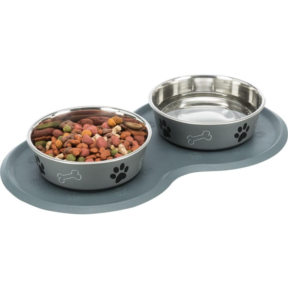 Килимок під миску Trixie 45х25 см Темно-сірий (24561) - фото 2 Килимок під миску Trixie 45х25 см Темно-сірий (24561) - фото 2