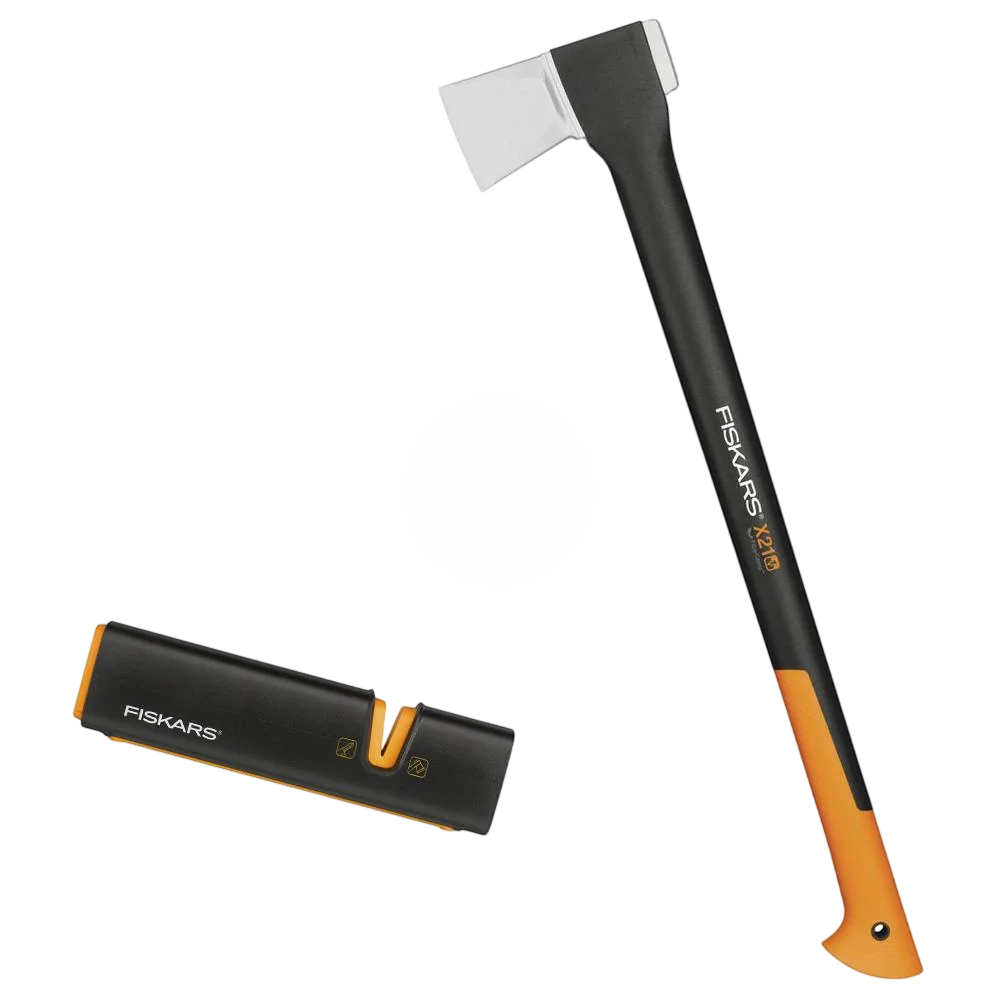 Сокира-колун Fiskars X21 L 122473 та точило для сокир і ножів (1015642/1060009)