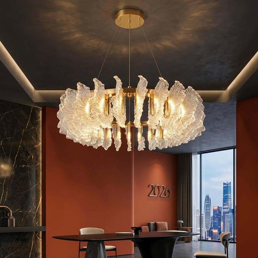 Люстра светодиодная Zilini 8022В/600 50W Золотистый (33285387)