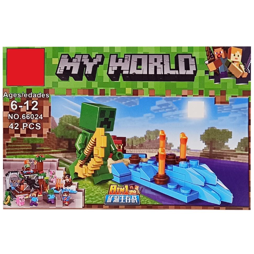 Конструктор дитячий Minecraft 66024-7 41 деталь (RLT53200)