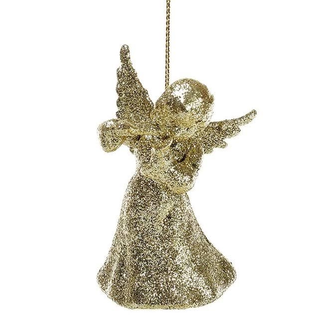 Новогодняя подвеска Ангел Золотой (11343) Новогодняя подвеска Ангел Золотой (11343)