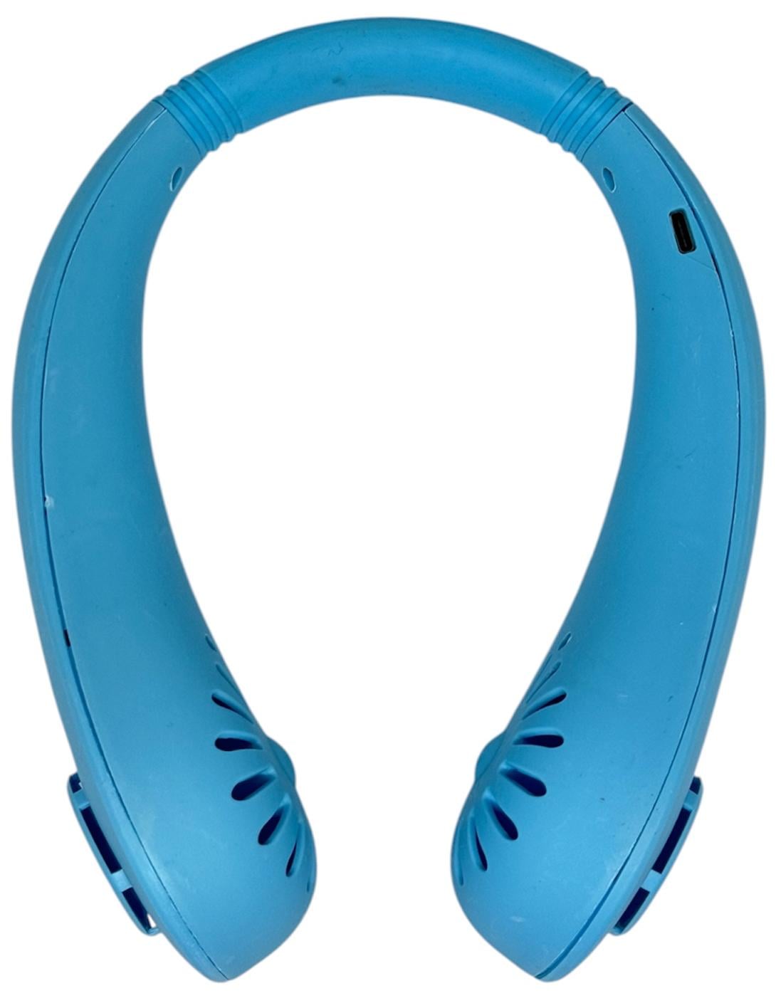 Вентилятор беслопастный Neck Fan аккумуляторный портативный Micro USB Голубой