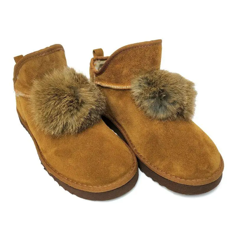 Угги женские короткие Inblu с мехом 26 см р. 40 Светло-коричневый  (EY-3F-40)