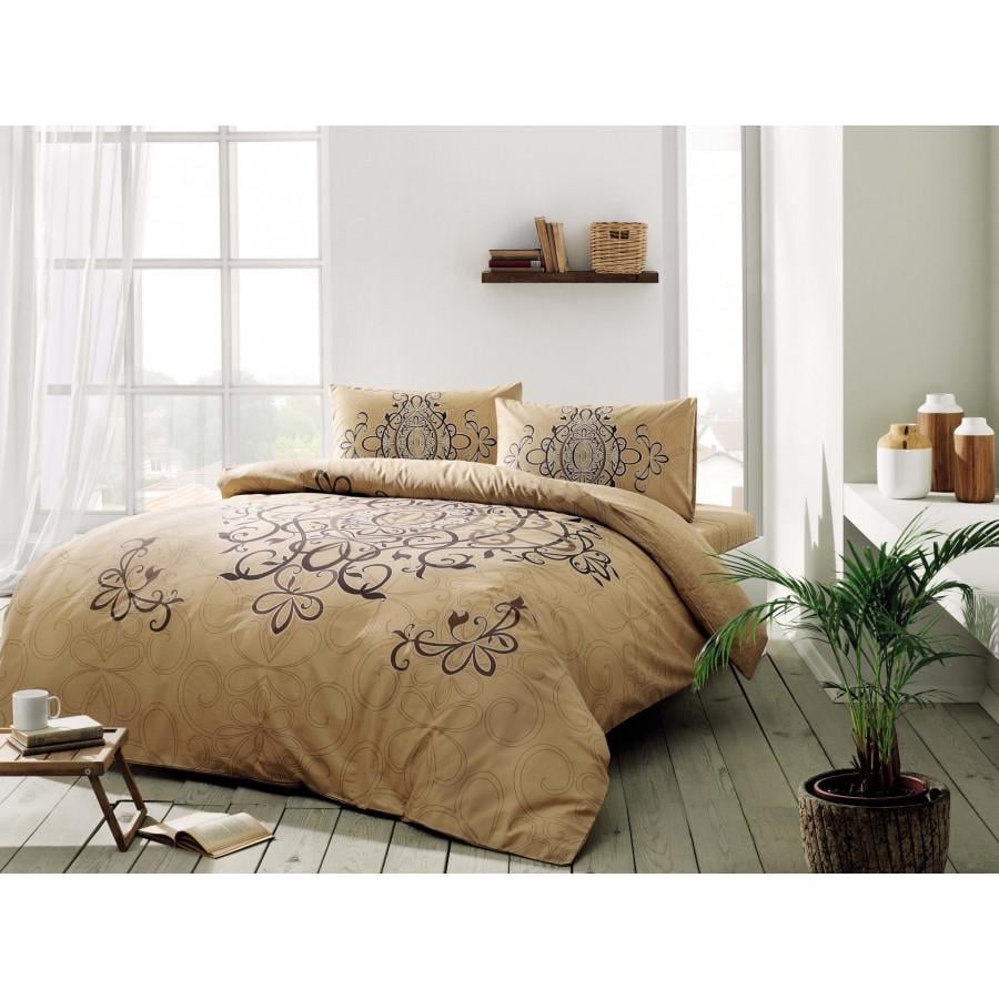 Постельное белье Tac Blanda gold v03 евро Золотой (svt 2000022258906)